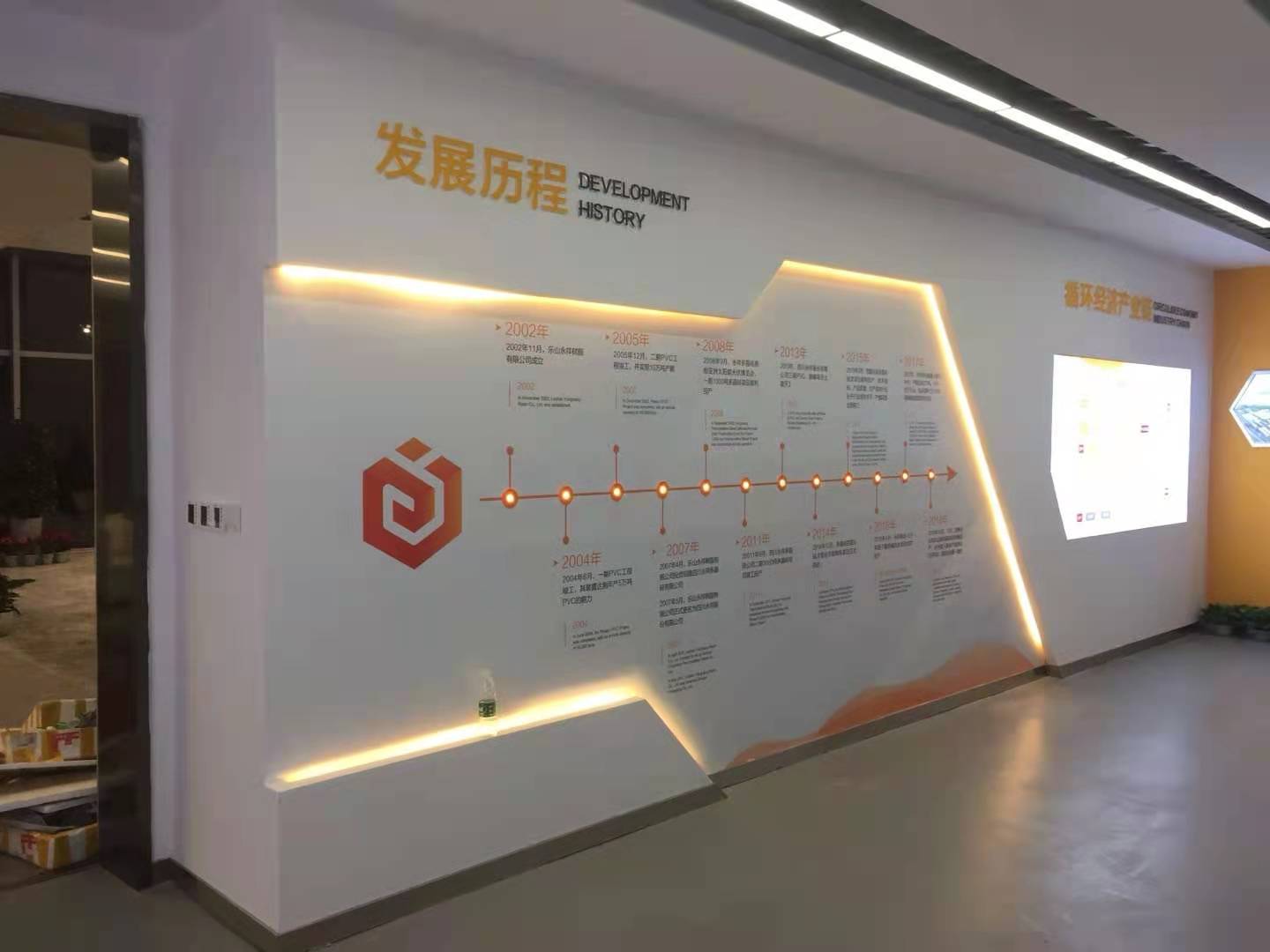樂山永祥展廳,新能源行業(yè)展柜